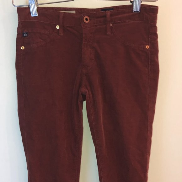 AG Adriano Goldschmied the Legging super skinny corduroy jeans 26R NWOT - Picture 2 of 9